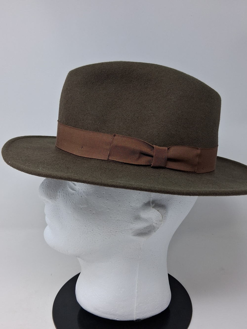 Orvis Lite Felt Fedora Hat with Brown Band